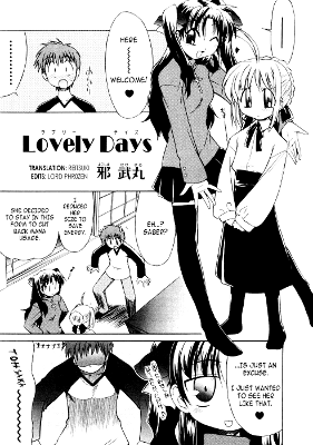 Fate/stay night - Lovely Days (Doujinshi)